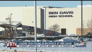 Ben Davis High School student arrested after bringing loaded gun to school