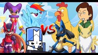 MUGEN Request 560: Zero, Nights, BlueKnight, RainbowDash vs Boris, GiantChicken, Lucario, Renamon