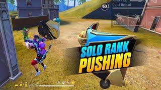 Free Fire Solo Rank Push || Heroic To Master #1