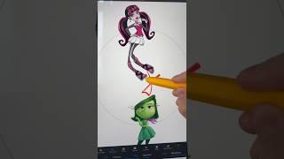 Monster High mixing Disgust from #insideout