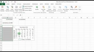 Easily insert and edit dates in Excel with the Popup Calendar