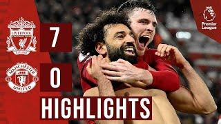 HIGHLIGHTS: Liverpool 7-0 Man United | Salah breaks club record as Reds score SEVEN! All Goals