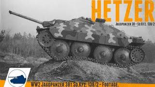 New Rare Jagdpanzer 38(t) Hetzer WWII Footage - BergeHetzer.