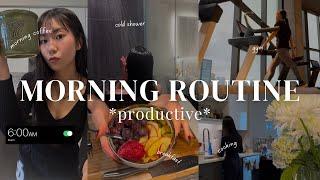 PRODUCTIVE MORNING ROUTINE FOR 2025 || level up your life in 2025