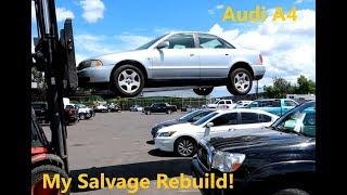 Sergey Pip VLOG 42 My Cheap Audi Purchase from a Salvage Auction