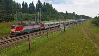[RZD] EP20-017, "Nevskiy Express" / ЭП20-017, "Невский экспресс", 198 km/h