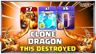 After Update | New Th15 Clone Super Dragon Bats Attack Strategy in Clash of Clans