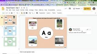 Adding and Reply to a Comment in Google Slides