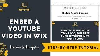 WIX VIDEO PLAYER: How To Add Video In Wix Website - Add YouTube Video Wix | Wix Video