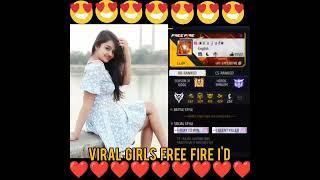 #shorts free fire girl id||free fire viral girl face reveal||