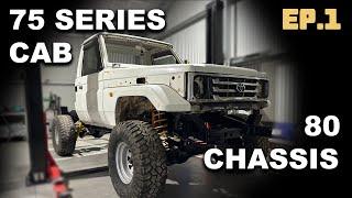 75 SERIES LANDCRUISER ON AN 80 CHASSIS!