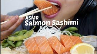 ASMR Salmon Sashimi + Edamame (EATING SOUNDS) NO TALKING | SAS-ASMR