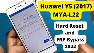Huawei MYA L22 Hard Reset and FRP Bypass Tutorial 2022 Update