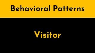 The Visitor Pattern Explained and Implemented in Java | Behavioral Design Patterns | Geekific