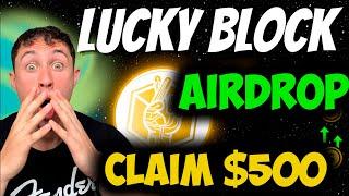 LuckyBlock [ Passive Income ] | AIRDROP 5000$ | get FREE