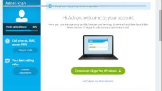 how to create id on skype on windows7