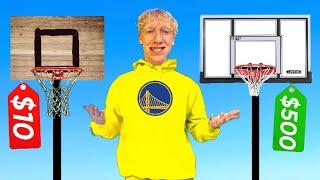 CHEAP Basketball Hoop VS EXPENSIVE Basketball Hoop