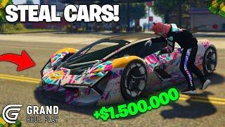 Grand RP: How To Steal Cars Guide! Stealing Cars In Grand RP & Make So Much MONEY! | GTA 5 RP MONEY