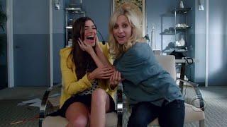 The Crazy Ones S1 Clip | Funny Lesbian Kiss & Up-Skirt Scene | Amanda Setton & Sarah Michelle