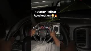 1000HP Hellcat Acceleration  #shorts