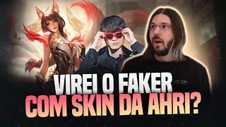 COMPREI A SKIN DA AHRI E VIREI O FAKER? KEKW! LEAGUE OF LEGENDS!