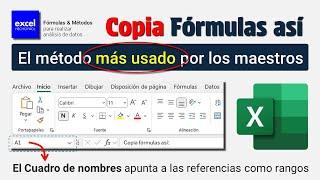 El método que usan los Maestros de Excel para Copiar Fórmulas muy rápido