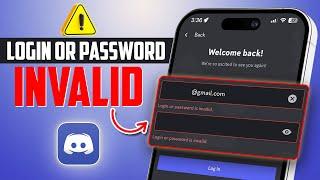 How to Fix Discord Login or Password Is Invalid on iPhone | Discord Login Password Invalid