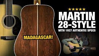 Martin 28-Style Custom with MADAGASCAR (and 1937 Authentic Specs)