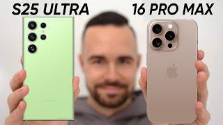 iPhone 16 Pro Max Vs Samsung Galaxy S25 Ultra | Early | Leaks