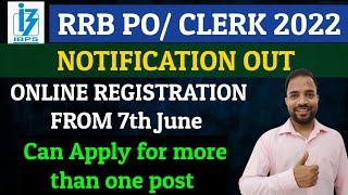 IBPS RRB PO/Clerk Notification 2022 Out  Important Dates & Level of Exam