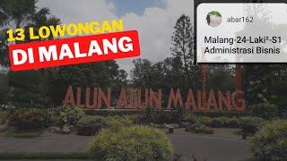 13 Lowongan Kerja di Malang | Ada Lowongan Tanpa Ijazah dan Lowongan Juragan 99!!