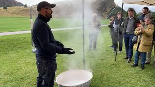 Traditional Scottish Lime Render Demonstration for the 10th Festival of Traditional Buildings.