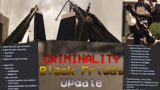 CRIMINALITY | Rebel dealer update + 2 NEW WEAPONS