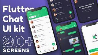 Chat App - Light & Dark Theme UI Kit - Flutter