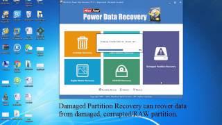 Damaged Partition Recovery of MiniTool Power Data Recovery