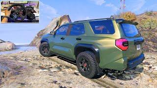 GTA5 Mods: Toyota 4Runner 2025 Offroad Mastery with Logitech G29