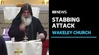 Riot breaks out after bishop allegedly stabbed during Wakeley church mass in Sydney's west| ABC News