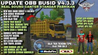 OBB BUSSID V4.3.3 SOUND CANTER STANDAR PABRIK | NEW TRAFIK TRUK WAHYU ABADI | TRENDING TOPIC DLL