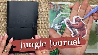 ASMR Art Journal | animal jungle (aesthetic scrapbook)