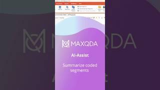 Introducing Our Brand-New Video Series on MAXQDA's AI Assist!  #MAXQDA #AI #ResearchRevolution