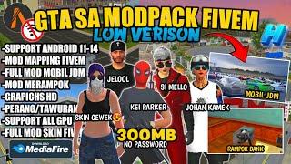 GTA SA MODPACK FIVEM LITE VERSION V2 || NO PASWORD Terbaru 2025