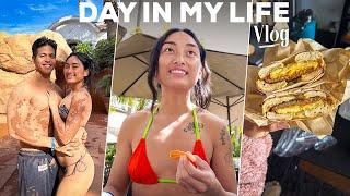 VLOG | Resistance to Change, Outdoor Spa Day, Weekend Resetting, Vegan Food!