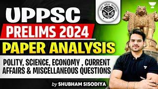 UPPSC Detailed Paper Analysis 2024 | UPPSC Prelims Answer Key | Shubham Sisodiya