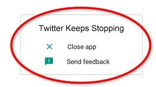 How To Fix Twitter Keeps Stopping Error || Android Mobile