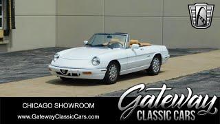 1991 Alfa Romeo Spider Veloce Convertible 2035 Gateway Classic Cars Chicago