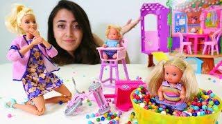 Barbie meslek seçiyor. Sevcan ile kız videoları derlemesi - 1