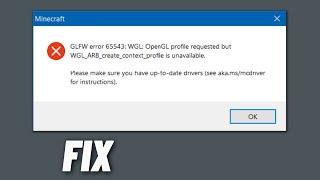FIX OpenGL Error 65543 in Minecraft | Tlauncher