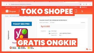 CARA MEMBUAT TOKO SHOPEE GRATIS ONGKIR