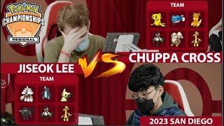 Pokémon VGC Masters Finals Chuppa Cross vs Jiseok Lee 2023 Pokémon San Diego Regional Championship 