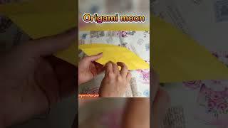 Easy Origami Moon Tutorial | Paper Craft for Beginners | DIY Moon Origami Decoration #diy #tutorial